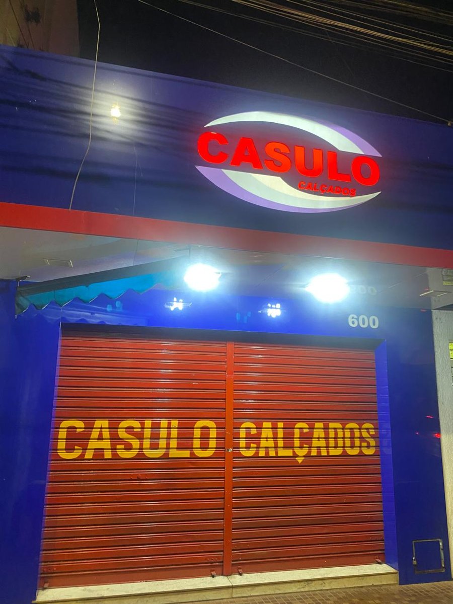 Fachada da loja Casulo Calçados — Rua Rui Barbosa, 600, Centro, Jaboticabal/SP